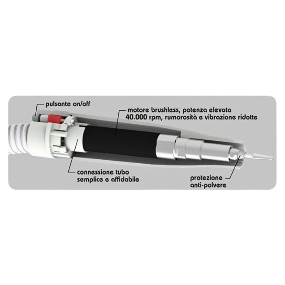 Mariotti Internal Handpiece Part For Reair For Vortix 3 Micromotor