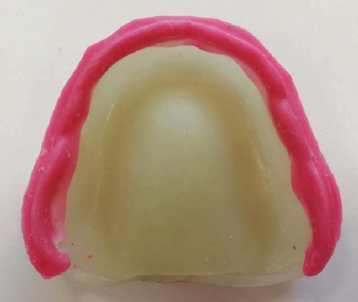 Thermoplastic impression compound sticks in packaging