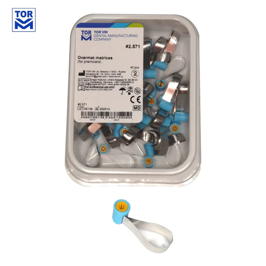 Overmat Matrix System – Universal solution for molar and premolar restorations.